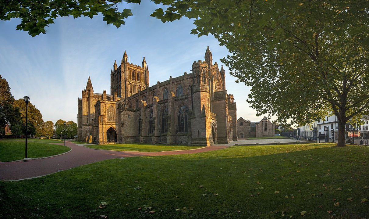 Cathedral,Hereford,,Herefordshire,,England,,Uk,,Western,Europe